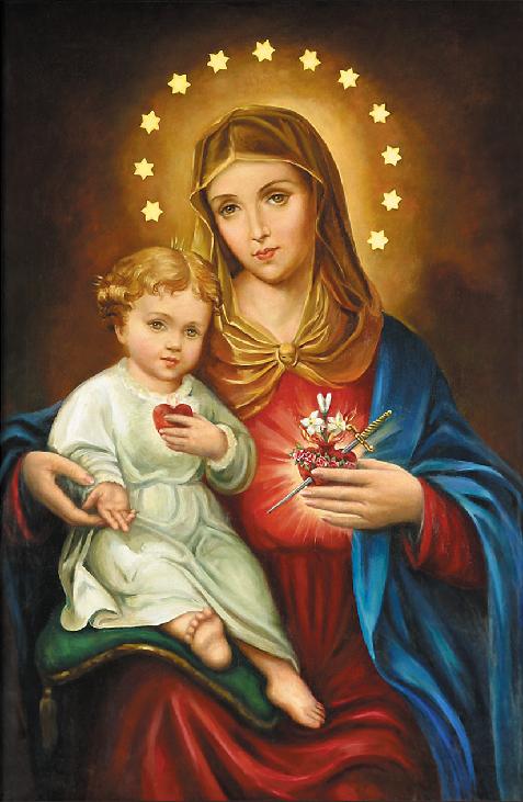 images of jesus christ with mary. and blessed is the fruit of thy womb, Jesus. Holy Mary, Mother of God,